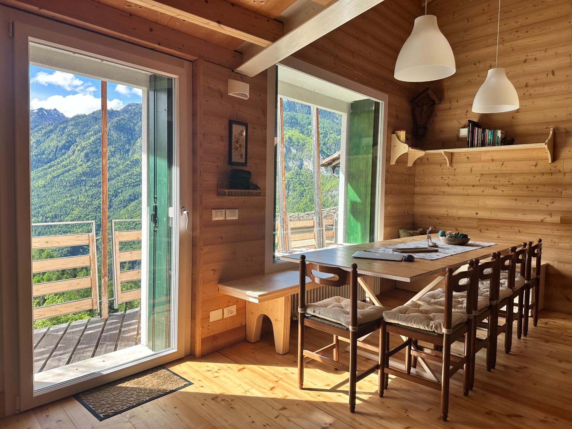 Cielo E Terra Chalet Zencheri Con Vista Panoramica Piazza  外观 照片