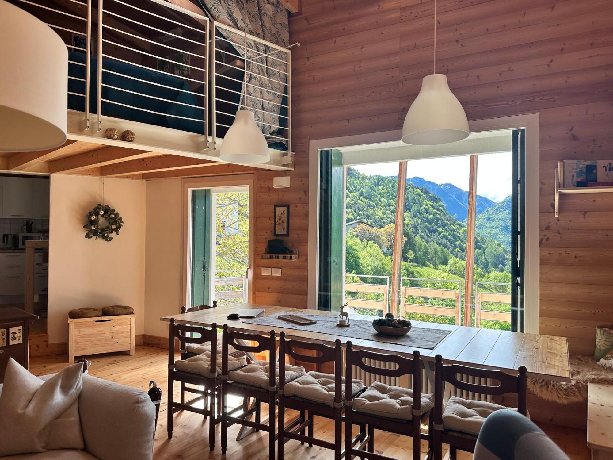 Cielo E Terra Chalet Zencheri Con Vista Panoramica Piazza  外观 照片